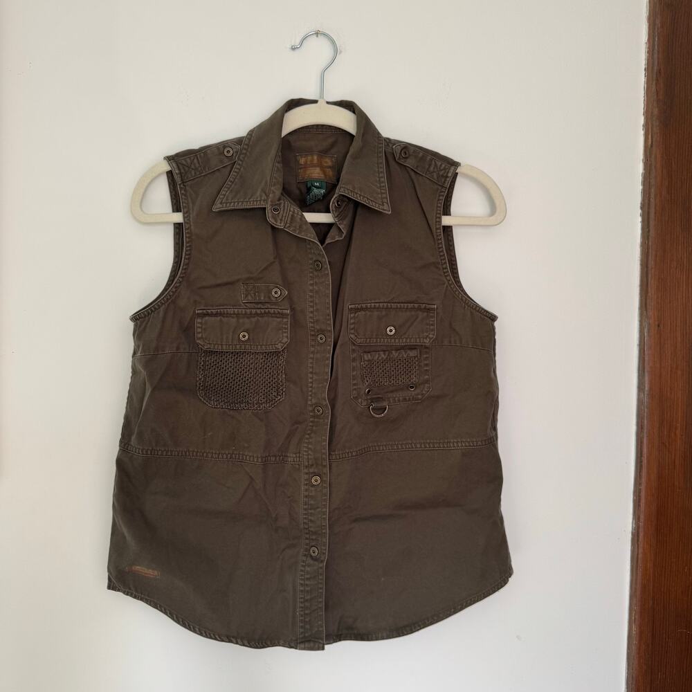 Ralph Lauren Laurex Army Green Cargo Vest